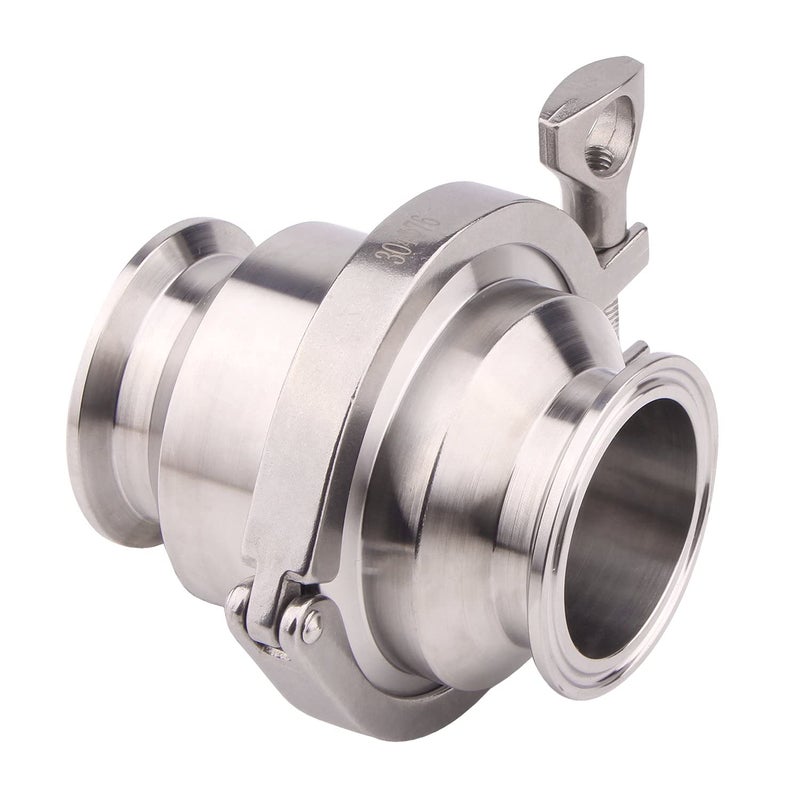 DERNORD Sanitary Check Valve - One Way Flow - 2" Tri Clamp Style, Stainless Steel 304, FKM Gasket (2" Tri Clamp Check Valve) - Image 2